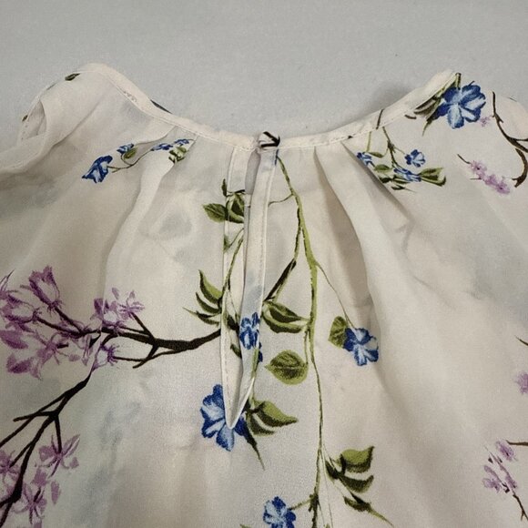 Carolina Belle Montreal Sleeveless Floral Blouse Tank SP Soft Pink Pullover - Picture 7 of 8